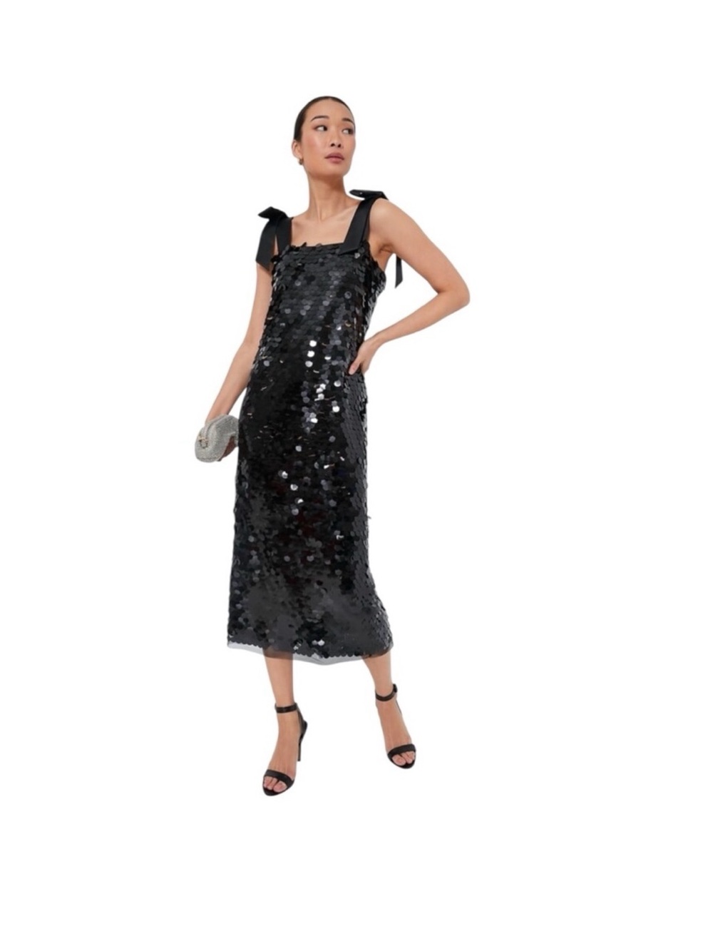 Tuckernuck Jet Black Sequin Roxy Dress